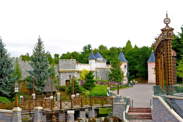 Panoramautsikt över Disneyland Park — Stockfoto