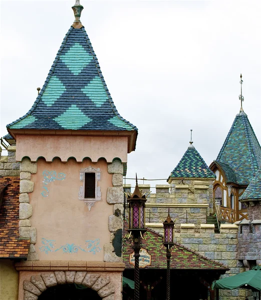 Village in the Disneyland in Paris — Stock Photo, Image