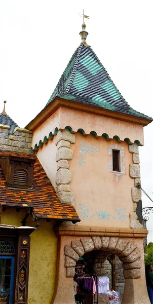 Vesnice v Disneylandu v Paříži — Stock fotografie