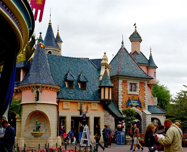 Mała wioska w Disneylandzie — Zdjęcie stockowe