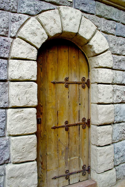 Porta de madeira — Fotografia de Stock