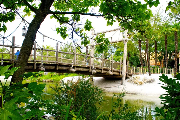 Rope bridge — Stock Photo, Image