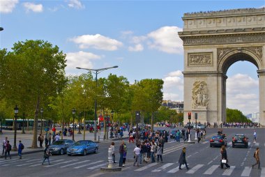 champs des elysees, paris Fransa