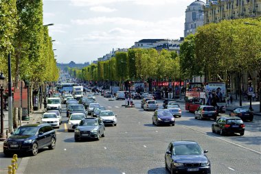 Champs Elysees caddesi Champs des Elysées, paris, Fransa
