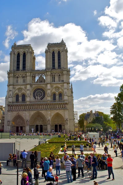 Katedrála Notre Dame de Paris, Francie — Stock fotografie