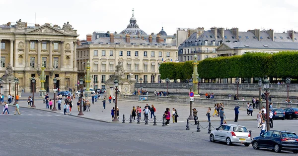 Turistas em Paris — Fotografia de Stock