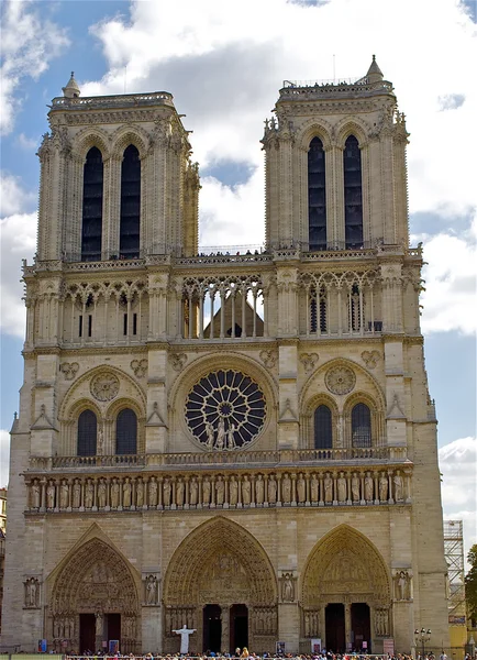 法国巴黎圣母院 — 图库照片