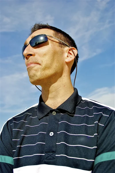 Elegant smiling man from Paris — Stock Photo, Image