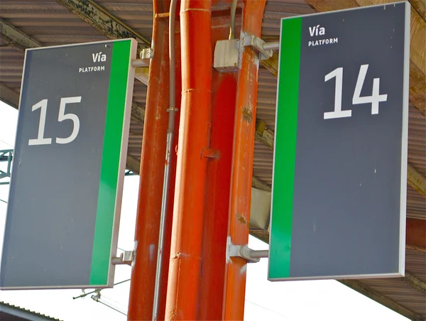 Platform 14 and 15 — Stock Photo, Image