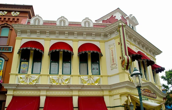 Part of the building in the Disneyland — Stock Photo, Image