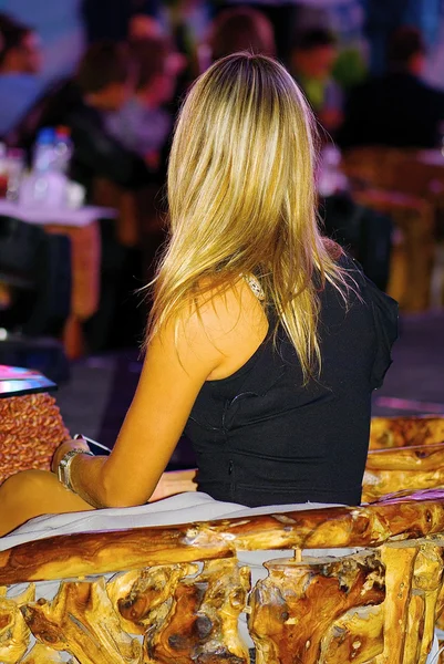 Long haired blond girl — Stock Photo, Image