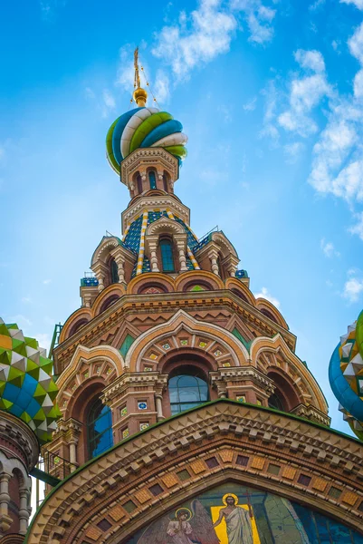 Saint Petersburg, ru dökülmüş kan üzerinde İsa Katedrali — Stok fotoğraf