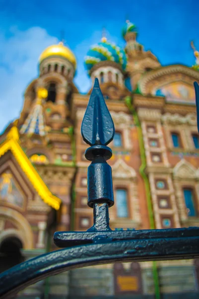 Kurtarıcının Katedrali Kan Döküyor, Saint Petersburg — Stok fotoğraf