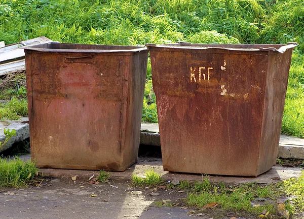 Poubelles en Russie — Photo