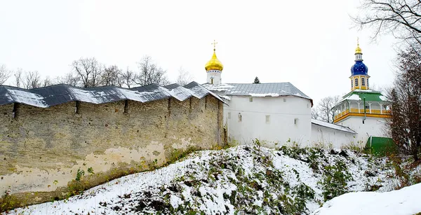 Inverno a Pechory, Russia — Foto Stock