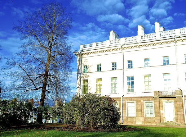 Budova poblíž palác Kateřiny v Puškin, st.petersburg oblast, Rusko — Stock fotografie