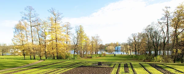 Herfst in een Russisch stadje — Stockfoto