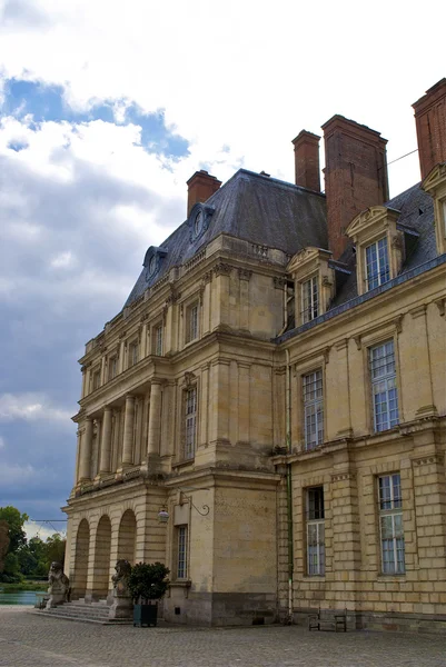 Součástí zámku fontainebleau ve Francii — Stock fotografie