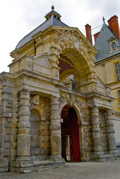 Deel van het kasteel van fontainebleau, Frankrijk — Stockfoto