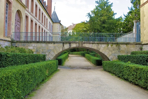 Arquitectura del Fontainebleau, castillo francés — Foto de Stock