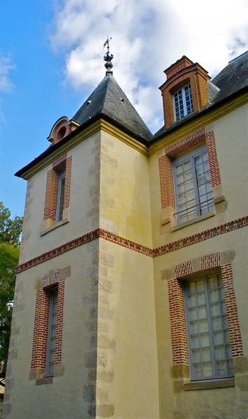 Architektura Fontainebleau, francouzský hrad — Stock fotografie