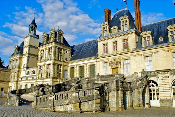 Slottet fontainebleau, Frankrike, 50 km från paris — Stockfoto