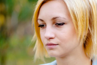 güzel Rus kız portresi