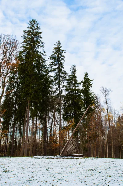 Bosque ruso en invierno —  Fotos de Stock