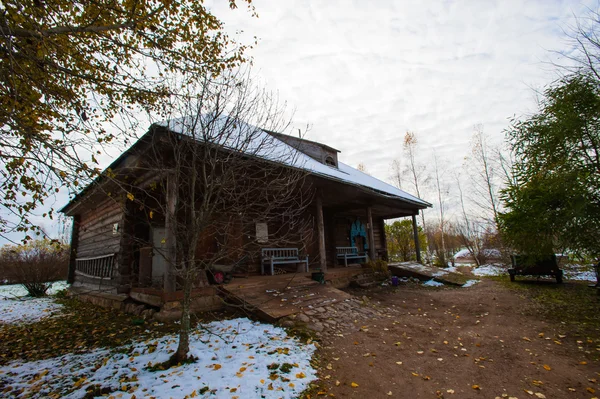 Aldeia de Trigorskoe na Rússia, onde viveu Alexandr Pushkin — Fotografia de Stock