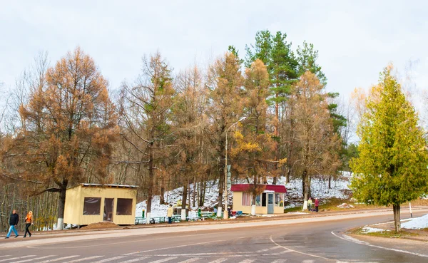 Rus kasaba sviatogorskiy görünümünü — Stok fotoğraf