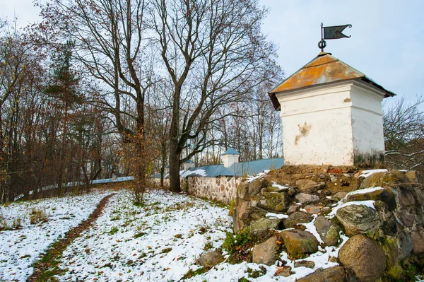 Muro del Monastero di Sviatogorskiy, Russia — Foto Stock