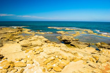 Caesarea maritima, deniz medeterranian, İsrail