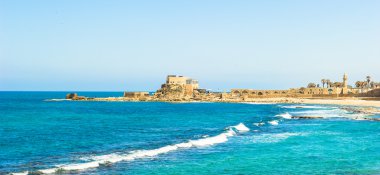 Caesarea maritima, deniz medeterranian, İsrail
