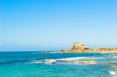 Caesarea maritima, deniz medeterranian, İsrail