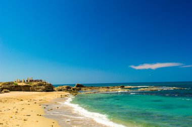 Caesarea maritima, deniz medeterranian, İsrail