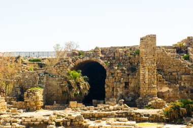 Caesarea maritima, deniz medeterranian, İsrail