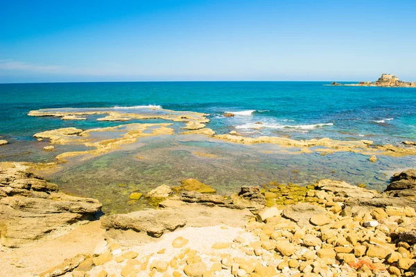 Césarée Maritima, Mer Méditerranée, Israël — Photo