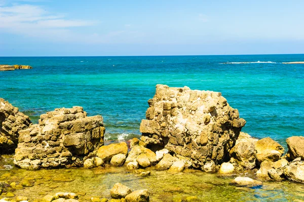 Césarée Maritima, Mer Méditerranée, Israël — Photo