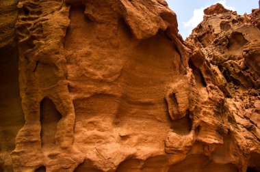 timna Vadisi, İsrail kayaların yüzeyi