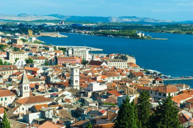 Hırvatistan. gökten, yeni şehir dubrovnik göster