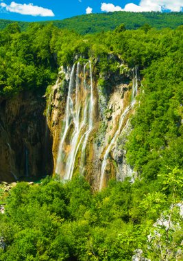 Hırvatistan 'da güzel şelale