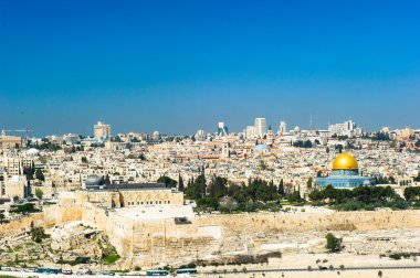 Panorama temple mount, Kudüs, İsrail