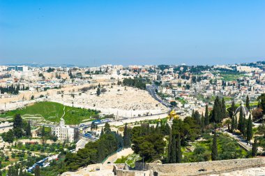 Panorama temple mount, Kudüs, İsrail