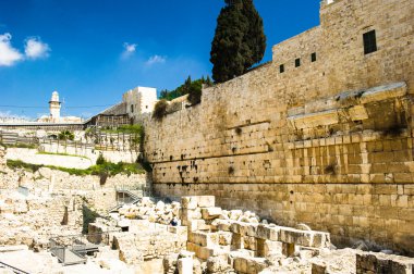 temple Mount Güney tarafındaki kazı