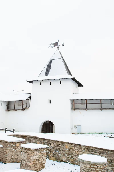 Wejście do stacji z Pskowa — Zdjęcie stockowe