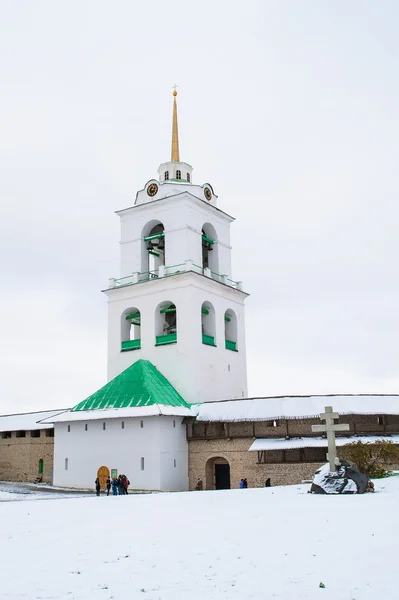 プスコフ正統教会、ロシアの冬 — ストック写真