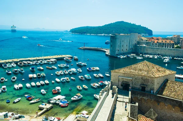 Hafen von Dubrovnik, Criatia — Stockfoto