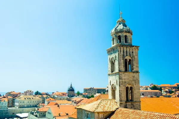 Zvonice dubrovnic, Chorvatsko — Stock fotografie