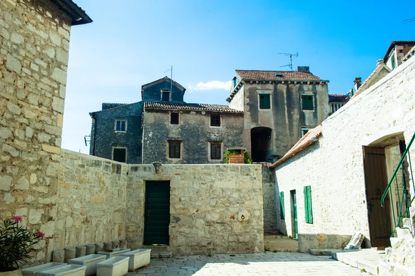 Straat van de oude stad van dubrovnik, Kroatië, — Stockfoto