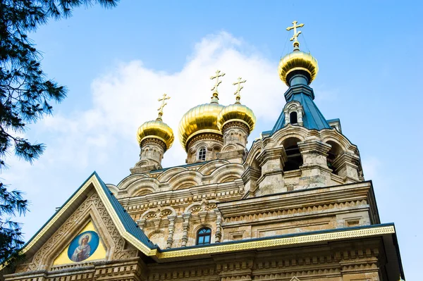 Παρεκκλήσια της Ρωσικής Ορθόδοξης Εκκλησίας της Μαρίας Μαγδαληνής, jerus — Φωτογραφία Αρχείου